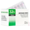 Disposable 32G Mesotherapy Needles – 100 Box