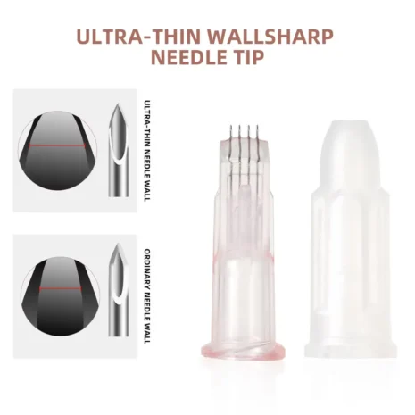 4 Pin Mesotherapy Needle 32G (1.0mm / 1.2mm / 1.5mm)