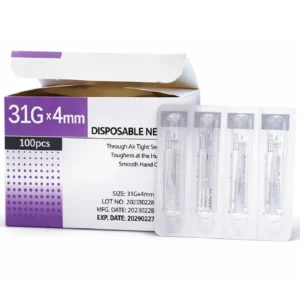 Disposable 31G Mesotherapy Needles – 100 Box