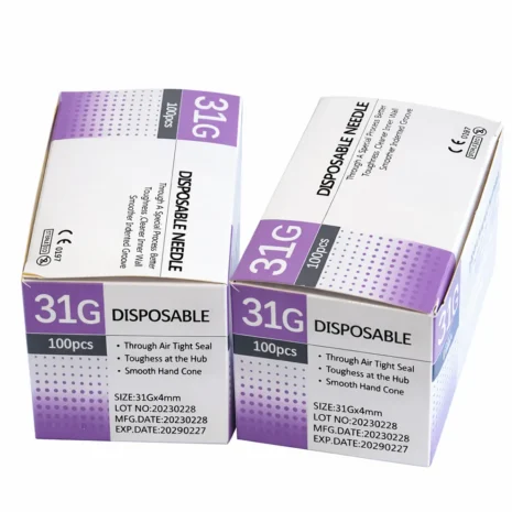 Disposable 31G Mesotherapy Needles – 100 Box